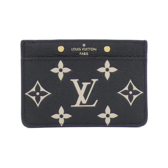 LOUIS VUITTON Black Monogram Card Holder - Picture 1 of 4